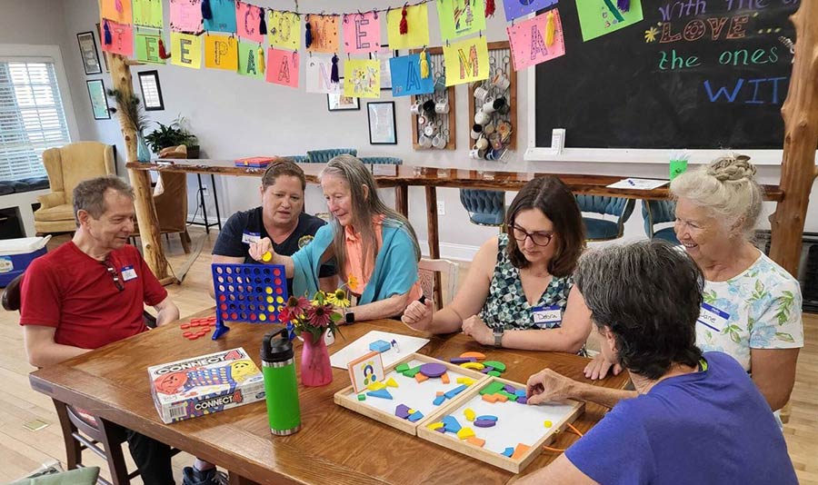 Photo of people playing games
