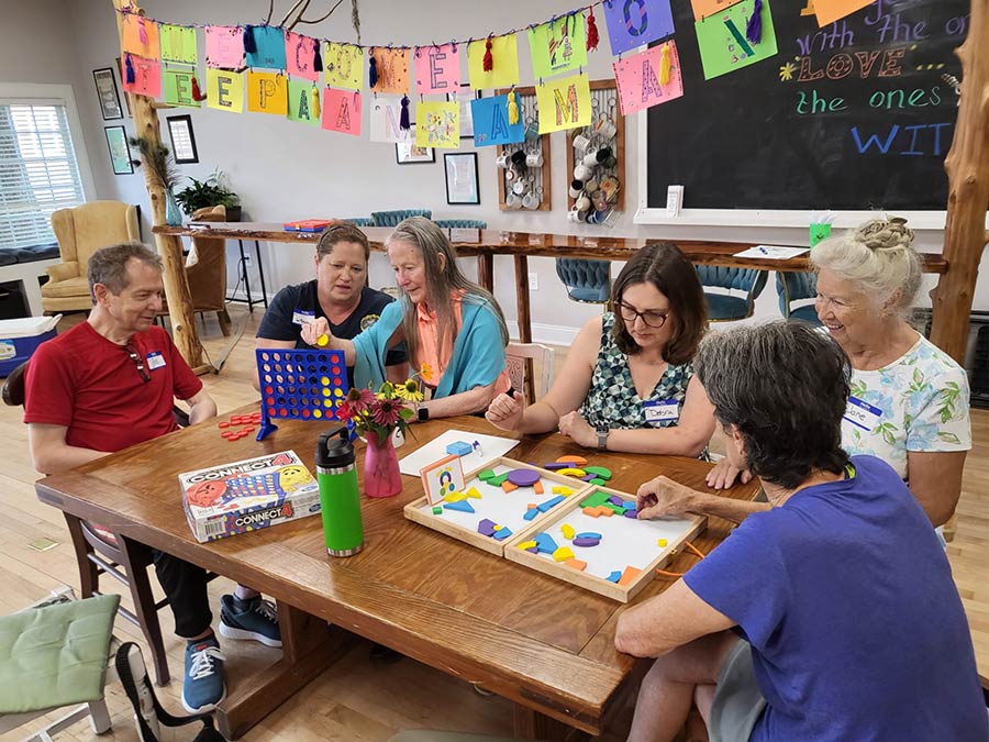 Photo of people playing games