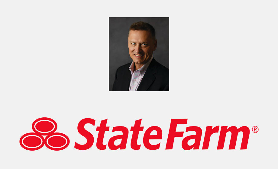 State Farm Rick Ashby Logo - Headshot of Rick Ashby with red State Farm logo below