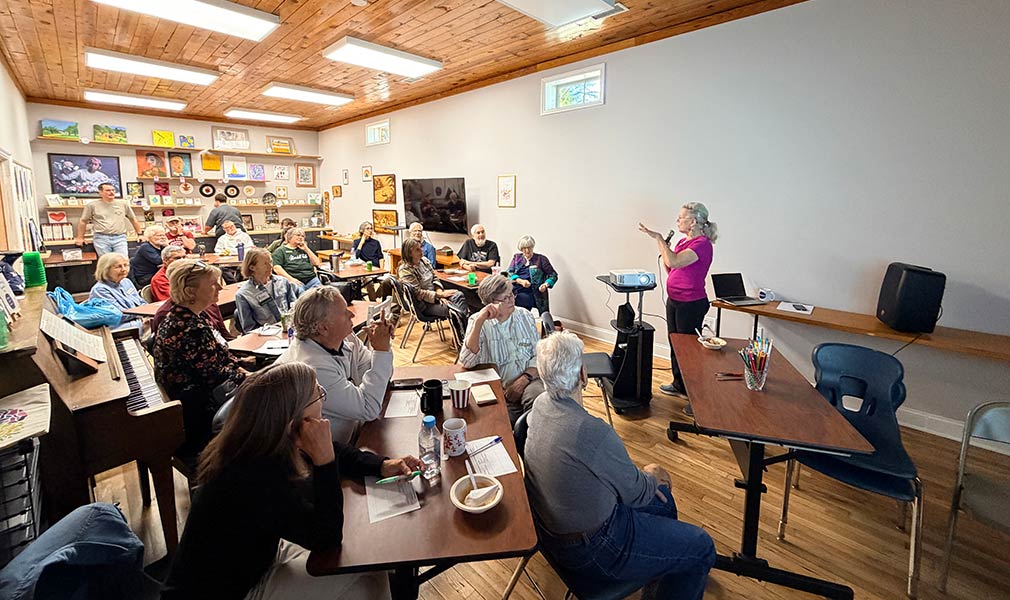 Photo of people at a training class