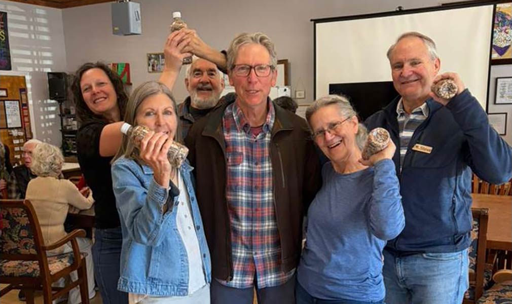 Photo of Teepa and friends at the Snow Approach Foundation