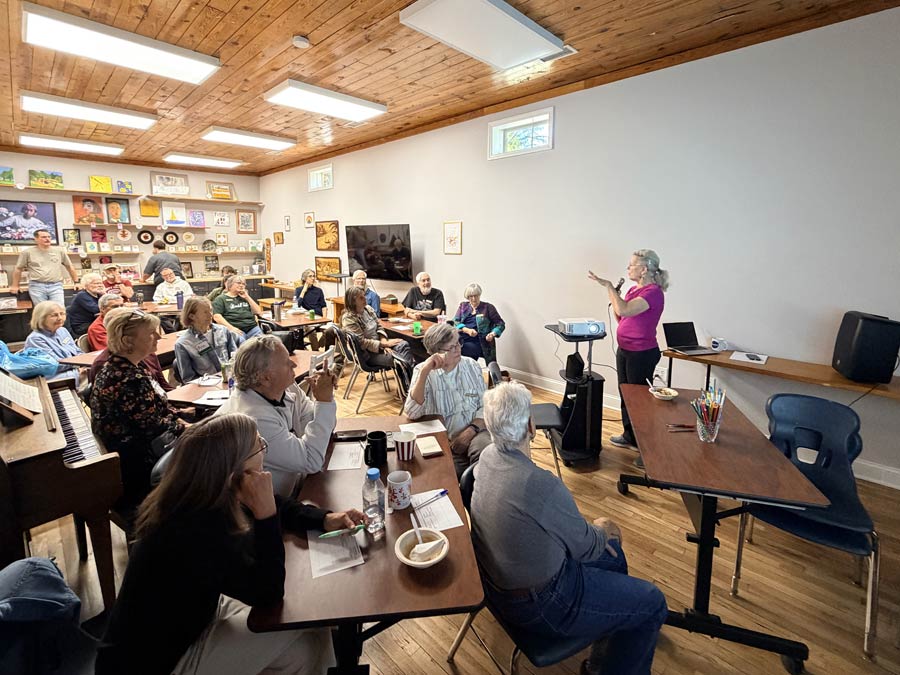 Photo of people at a training class